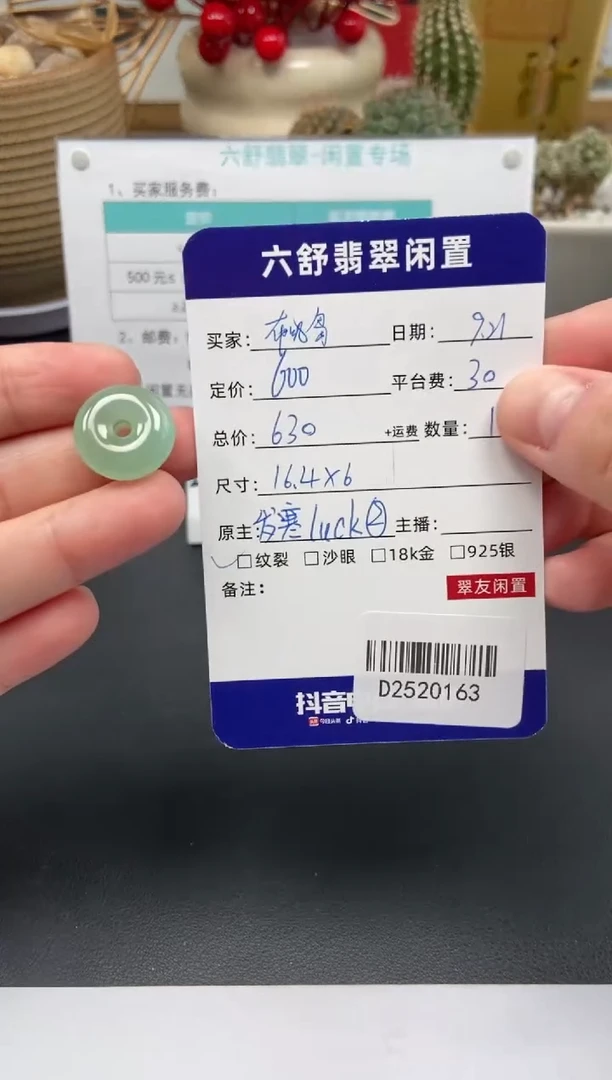 颈饰未镶嵌翡翠布*岛D2520163