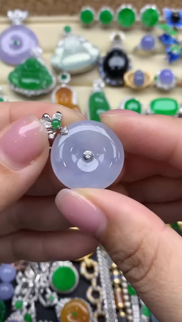 【闪购商品】翡翠颈饰18K金镶嵌436-中国好珍宝