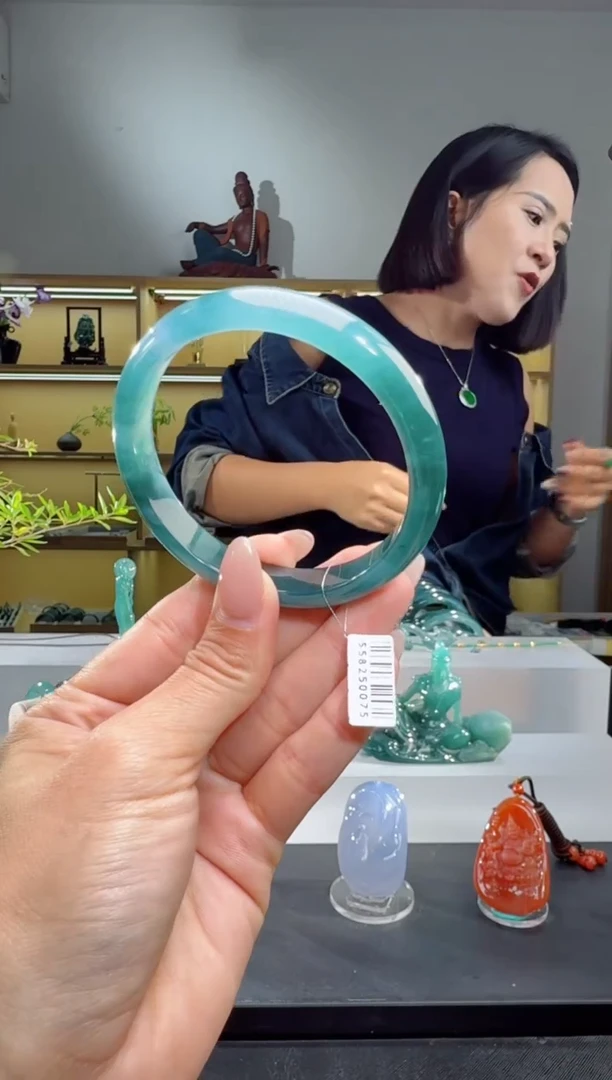 未镶嵌手镯翡翠60.3圈