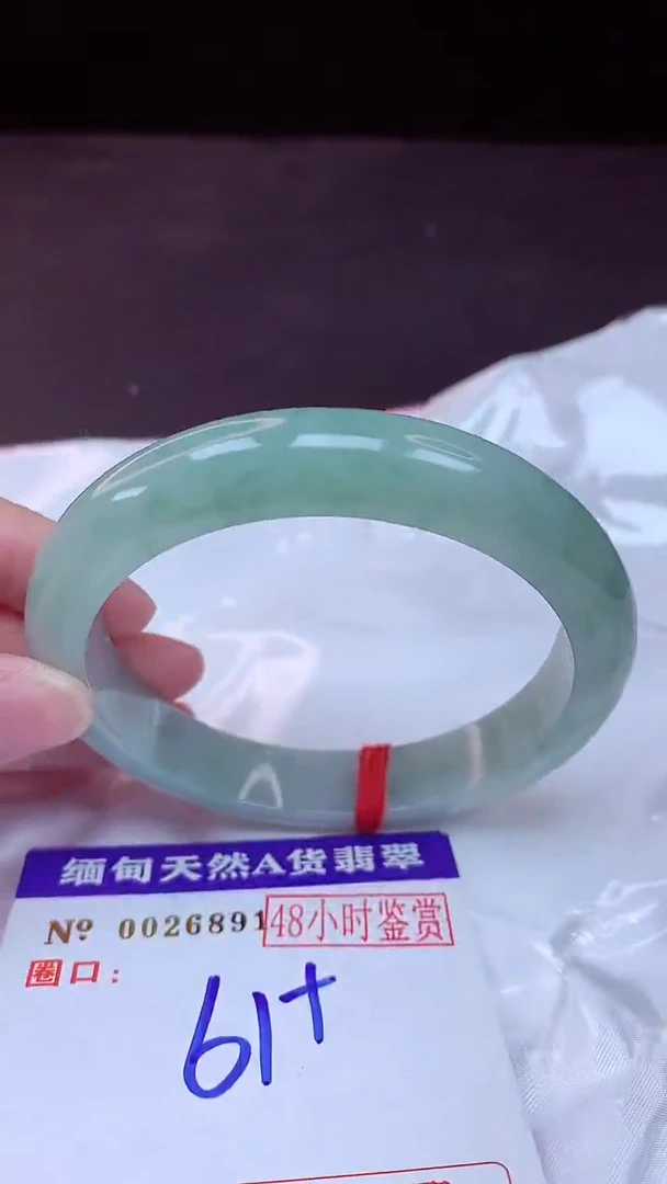 未镶嵌手镯翡翠61（48小时鉴赏期 ）