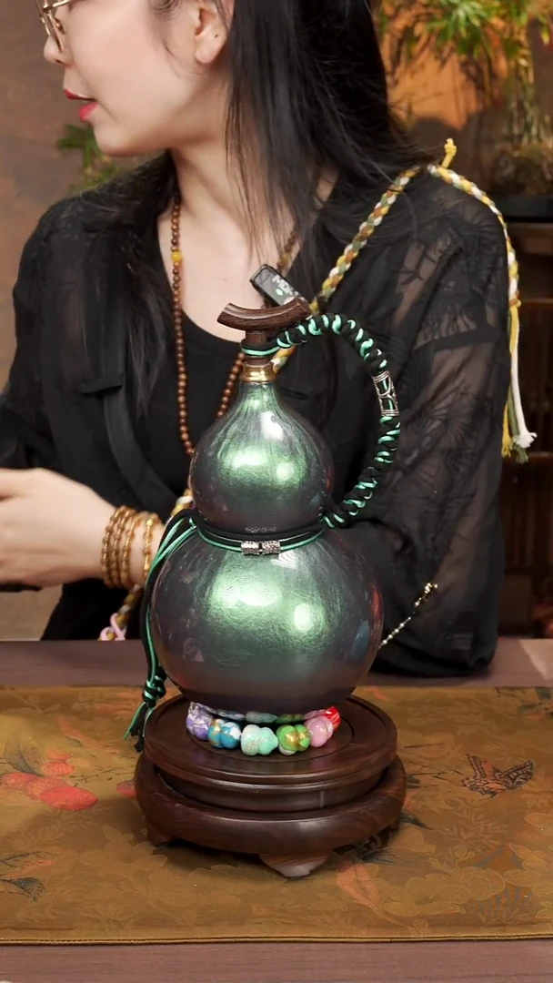 160 --高端工艺大漆酒葫芦--199