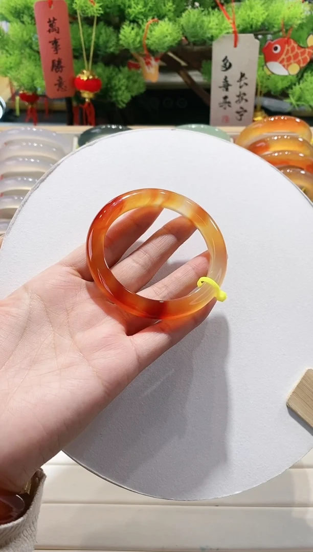 【闪购商品】玛瑙/玉髓手镯未镶嵌37-55.5