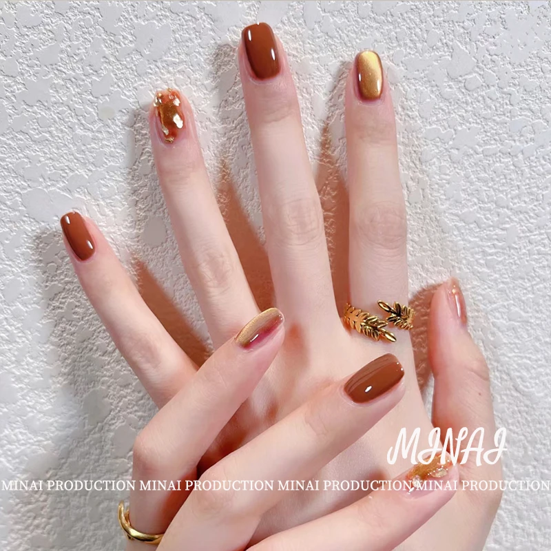 【焦糖物语】·当天发出·春季上新·密奈MINAI 纯手工穿戴甲