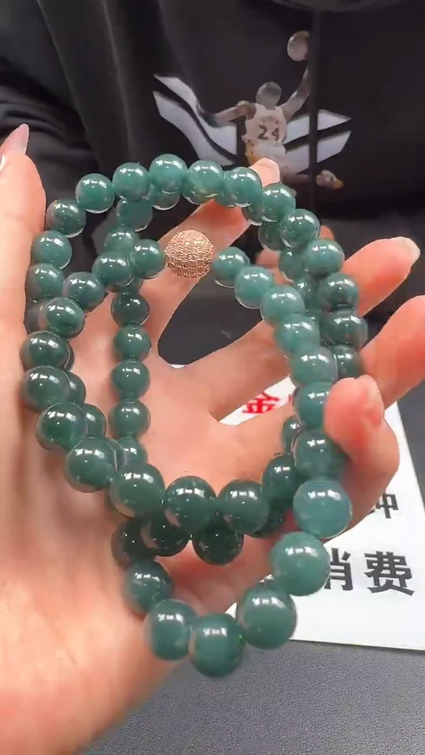 【闪购商品】翡翠颈饰未镶嵌珠链/0888/82