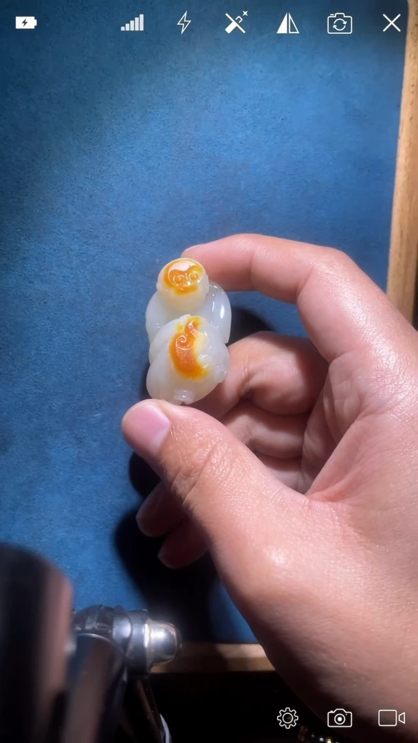 未镶嵌和田玉挂件H 灵猴献瑞