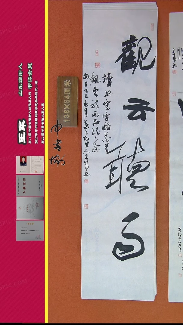 【闪购商品】书法444王军书法精品作品