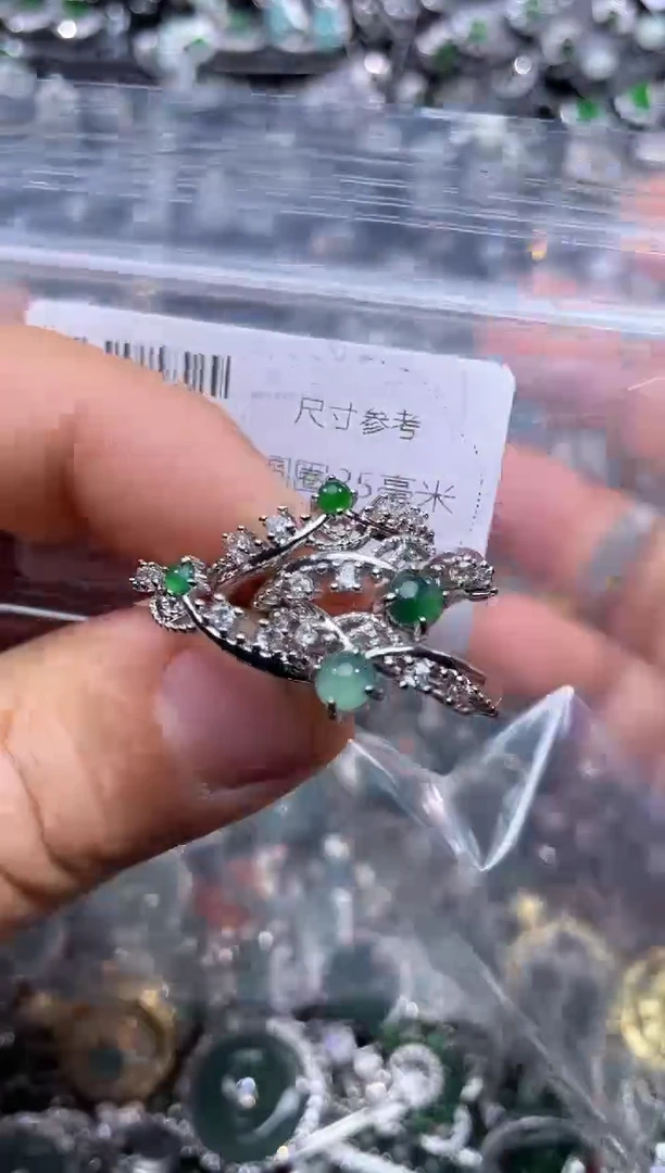 【闪购商品】翡翠颈饰未镶嵌Y096戒指 多样性发其二