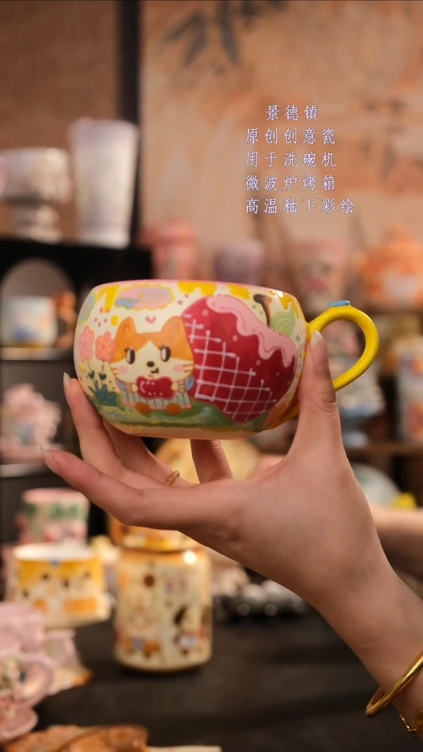 摆件陶旺的可以陶瓷设计师款