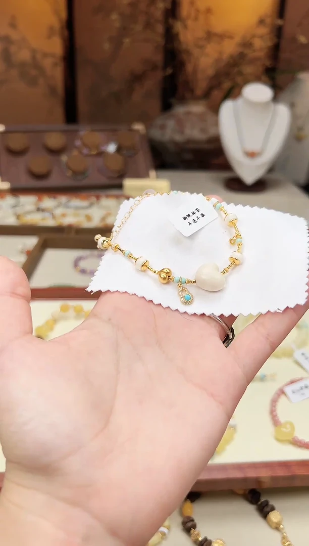 未镶嵌绿松石手链多样性发其一