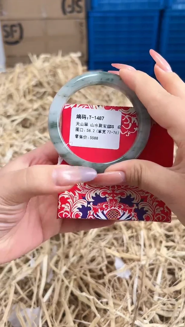 未镶嵌手镯石英质玉T-1487