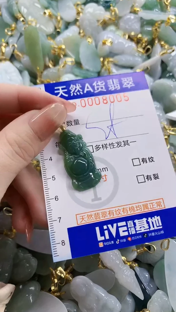 颈饰未镶嵌翡翠天然A货翡翠