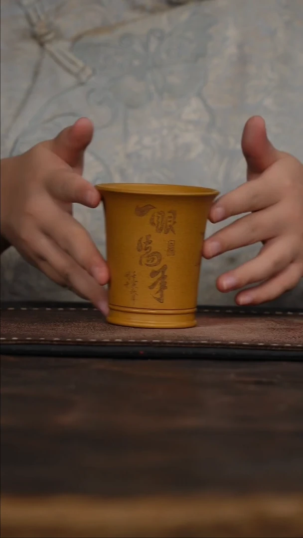 茶杯紫砂非遗茶器-一眼万年