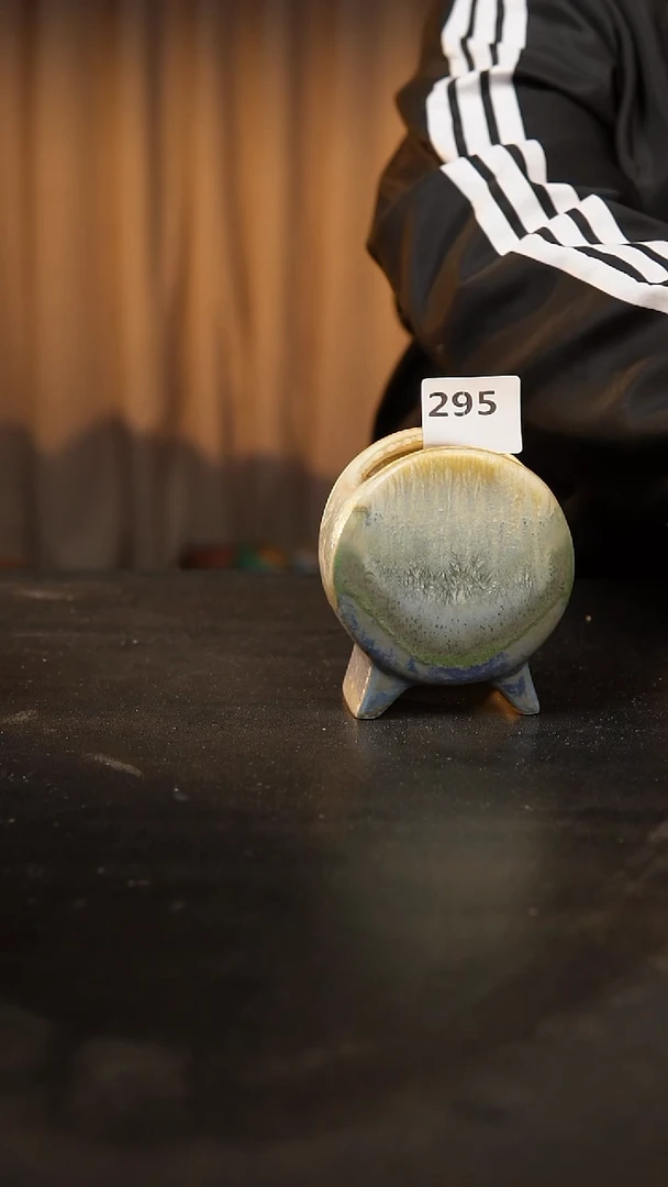 【闪购商品】瓷片295鼓盆小号口6*4高10