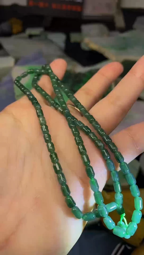 散珠翡翠天然缅甸翡翠A货085