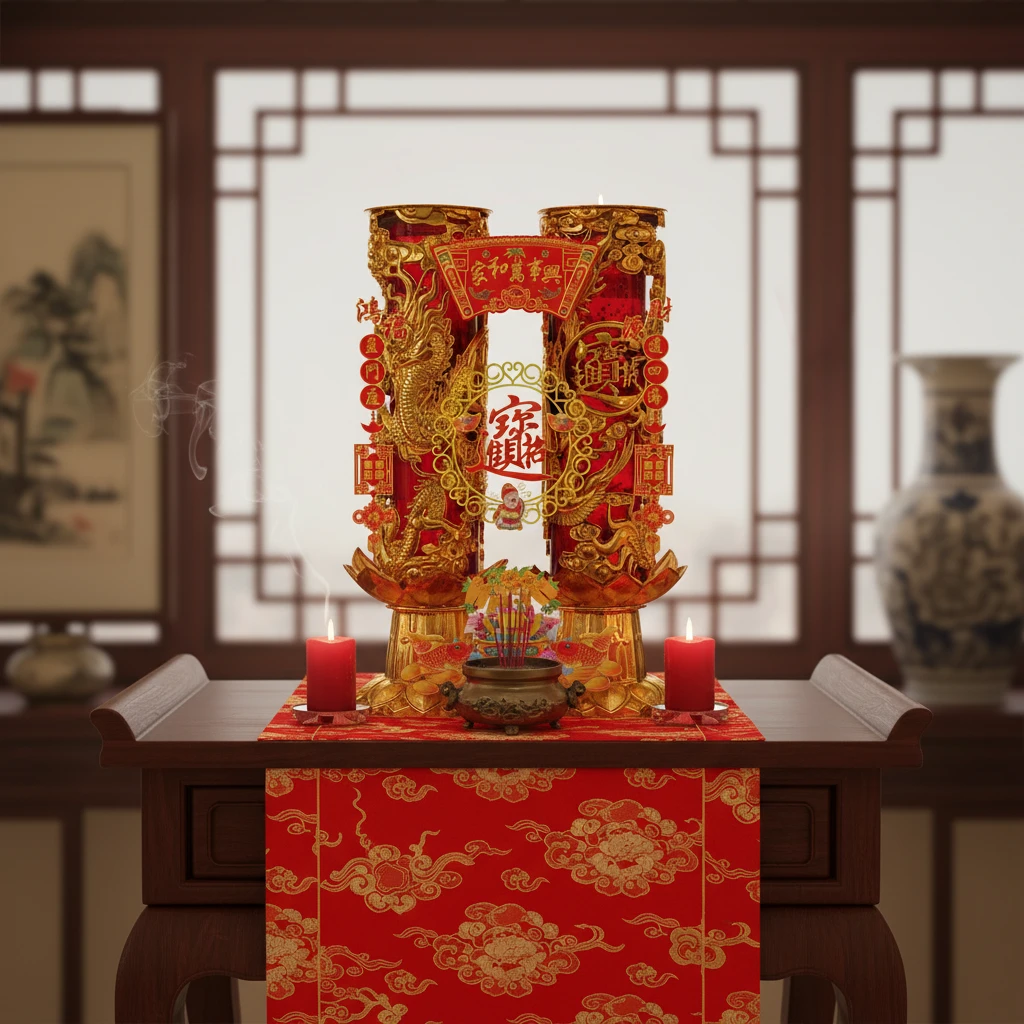 2026马年新春年货大礼包一站式采购对联 香烛玄关挂件等一应俱全