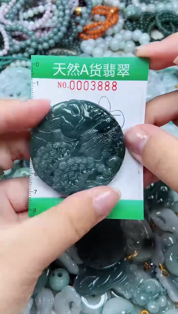 颈饰未镶嵌翡翠天然A货 支持复检