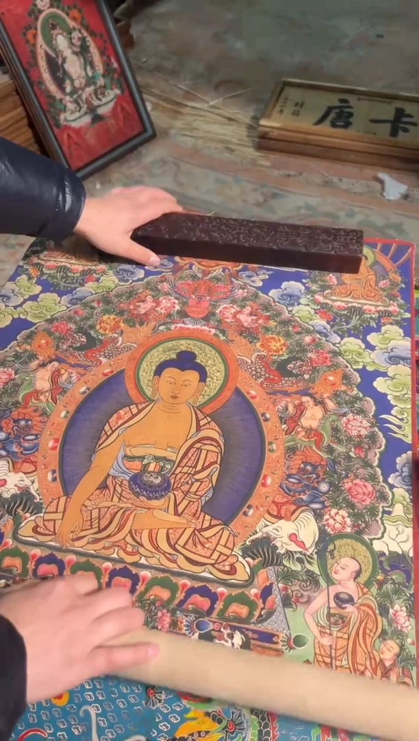 卷轴画卷轴画奥奥的唐卡