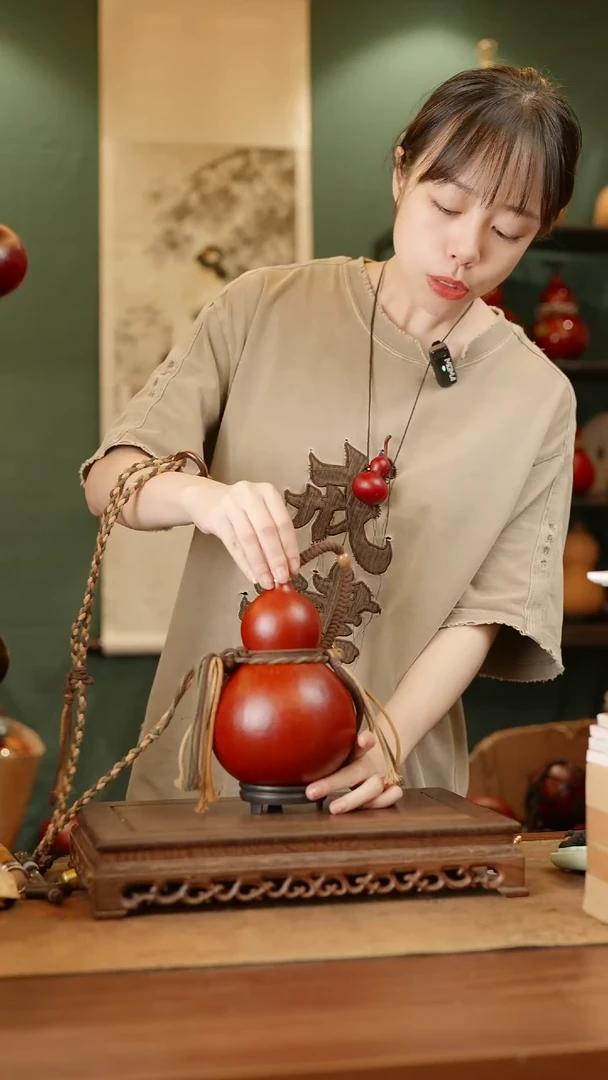 184号精品天然大漆酒葫芦一物一拍~