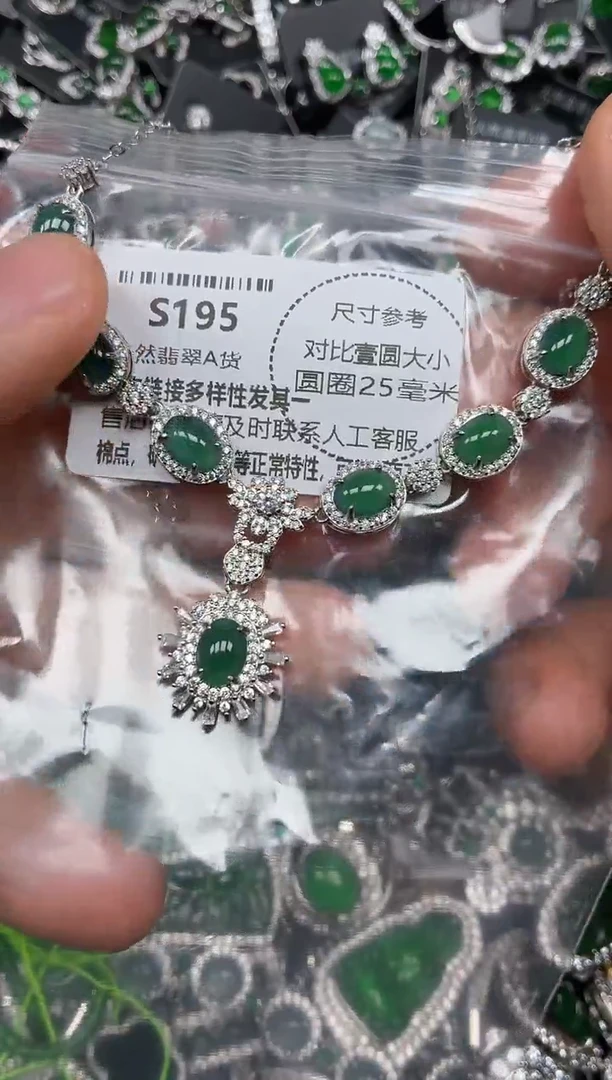 颈饰未镶嵌翡翠S195项链