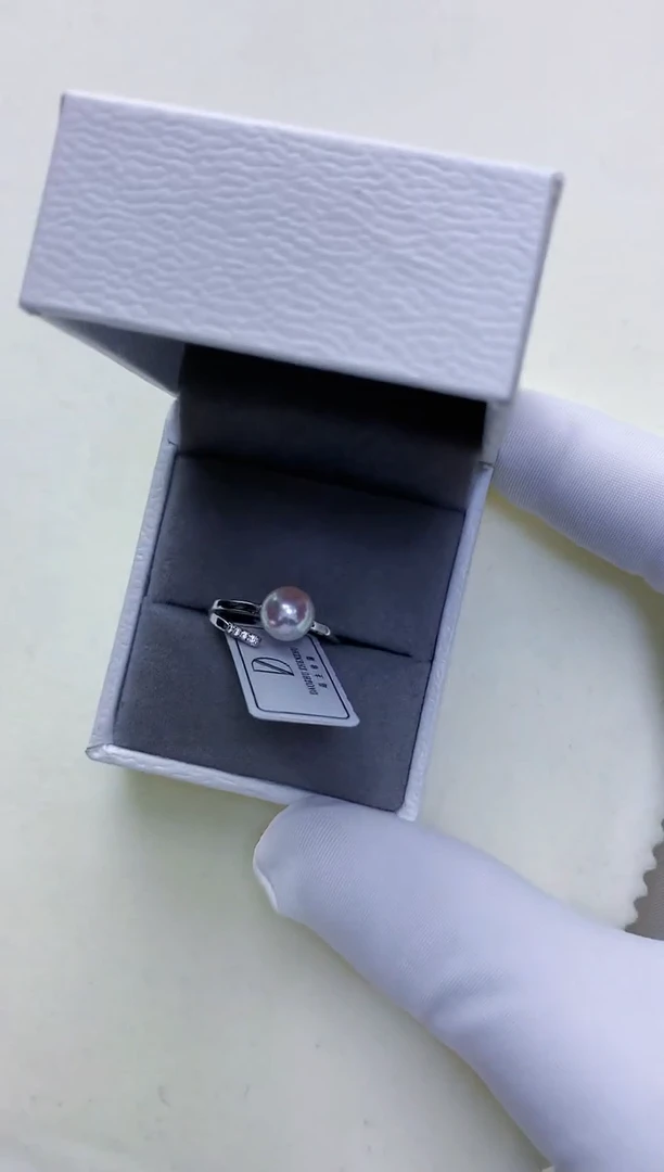 【闪购商品】海水珍珠饰品银S925镶嵌设计款戒指