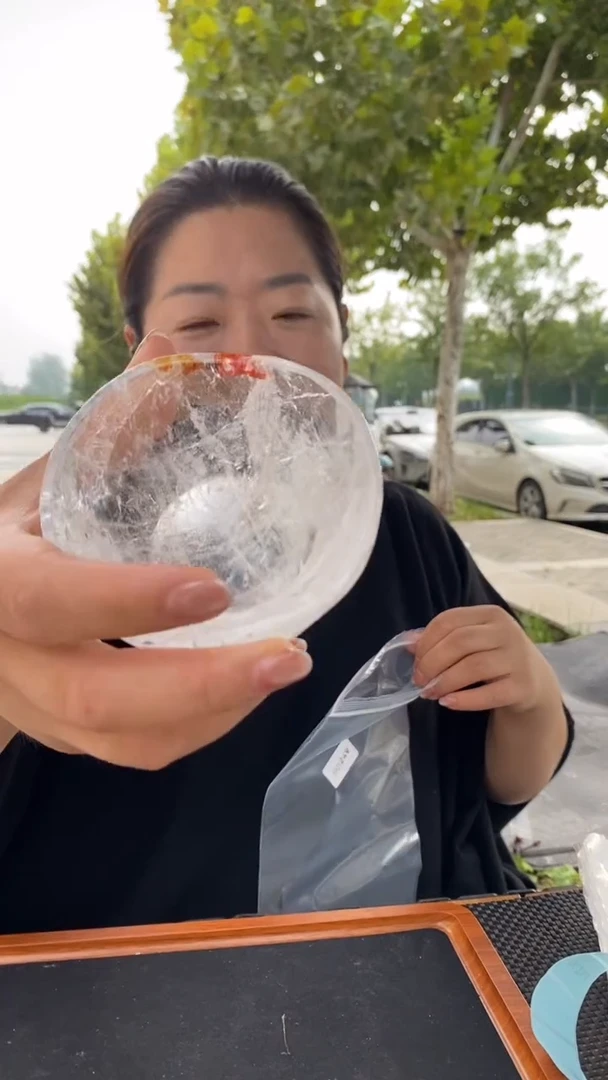 未镶嵌珠宝半成品水晶白水晶碗D249