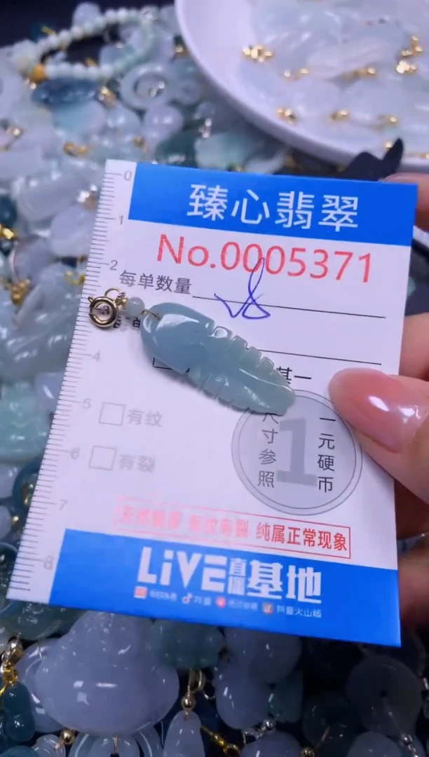 吊坠(不含链)未镶嵌翡翠5371