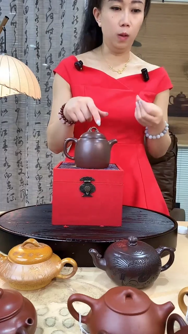 茶壶紫砂光器飞把秦权 家藏老紫泥 罗园