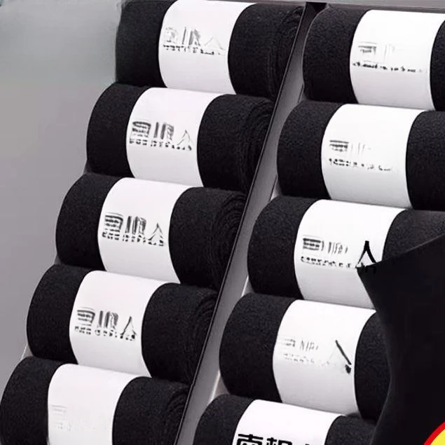 袜子男士秋冬长袜中筒袜吸汗防臭商务黑色运动袜透气薄款