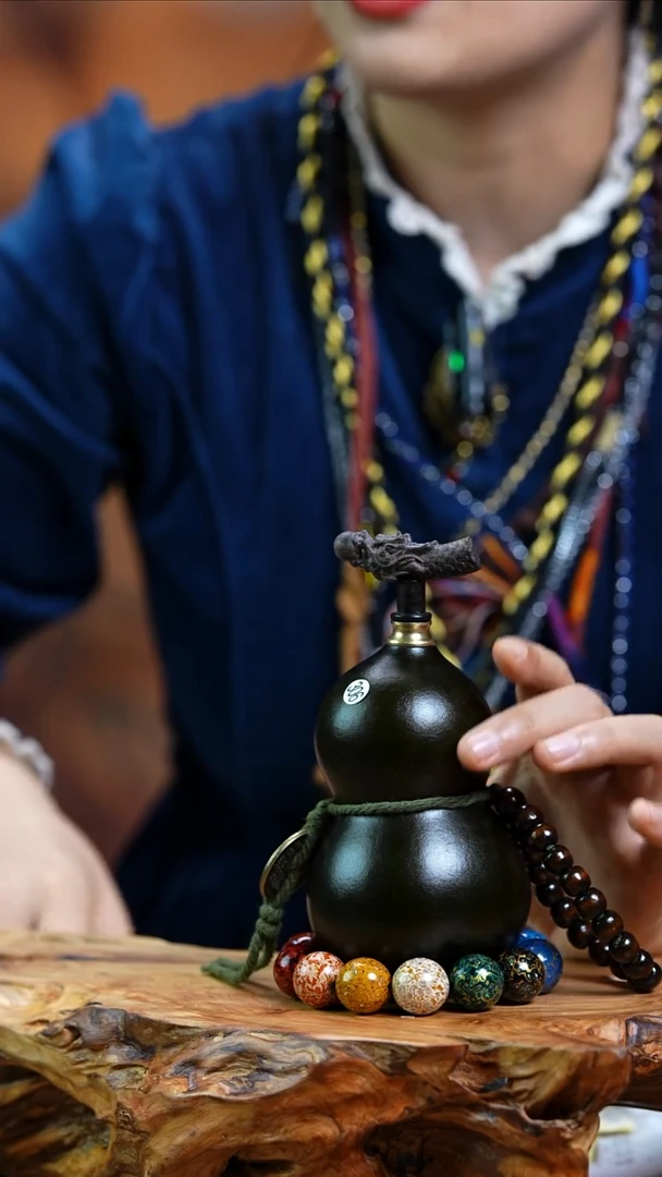 【闪购商品】306—光岳葫天然大漆酒葫芦不含漆珠