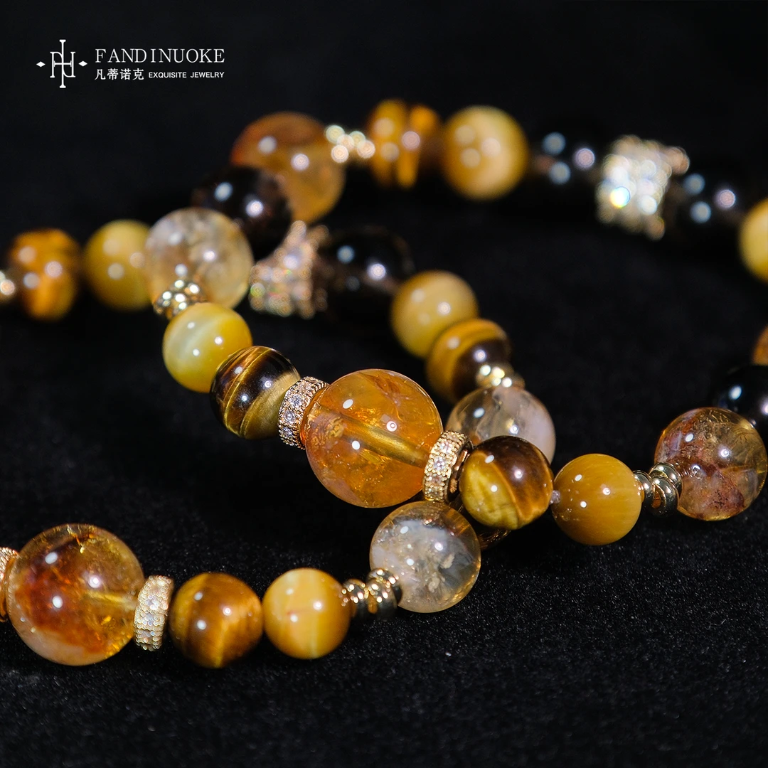 【加加专属】24 MJ02573-虎眼石单圈手串-多样性发一件-8mm+