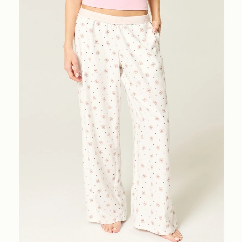 【爆款色】Hollister小海鸥25秋腰头logo休闲裤女装KI346-5111