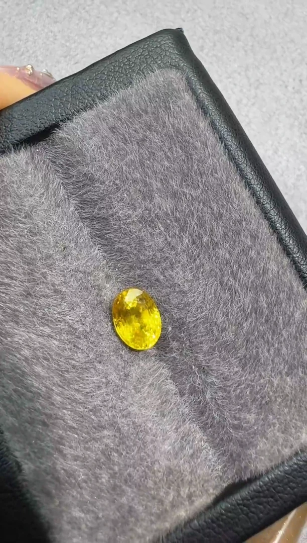 裸石彩色蓝宝石1.29克拉