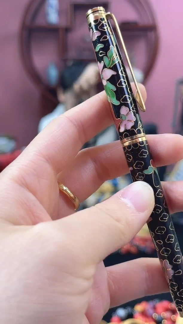 非遗景泰蓝 钢笔 黑色