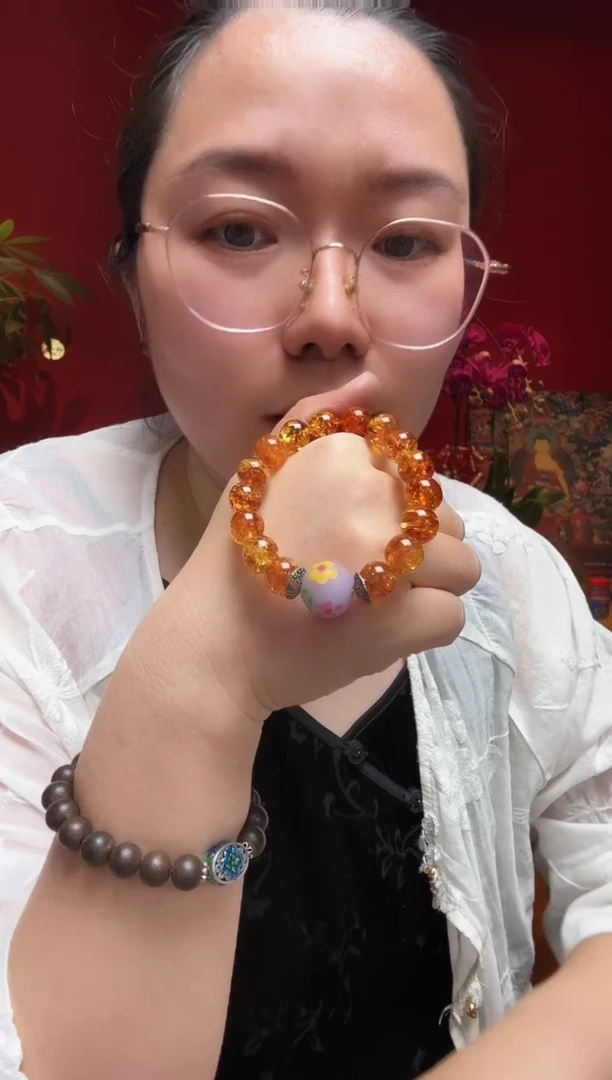 【闪购商品】琥珀珠宝奇石未镶嵌11mm