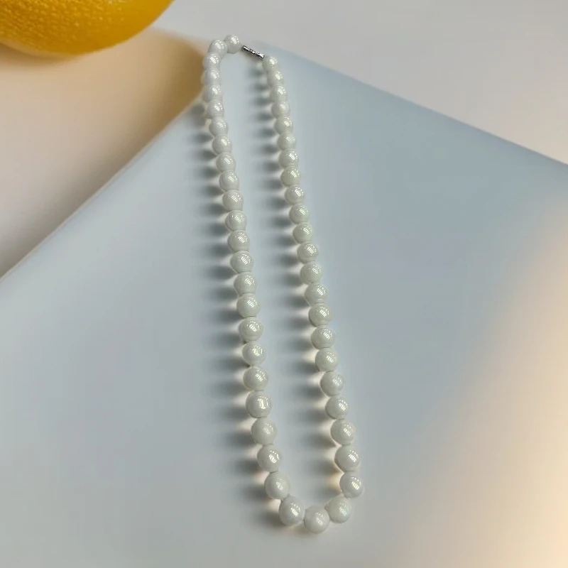 琳琳「珍藏精品」蛋白胶珠项链A212