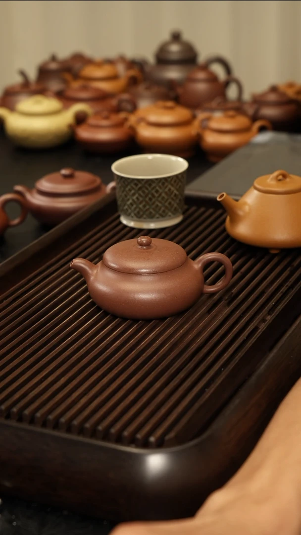 茶壶紫砂虎*虎直播间样板界明矮梨