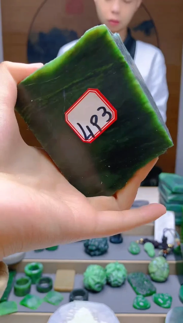 【闪购商品】和田玉（碧玉）珠宝半成品未镶嵌1