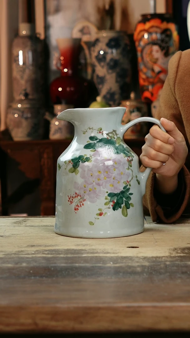 【闪购商品】瓷片景德镇纯手工釉下彩精品花瓶