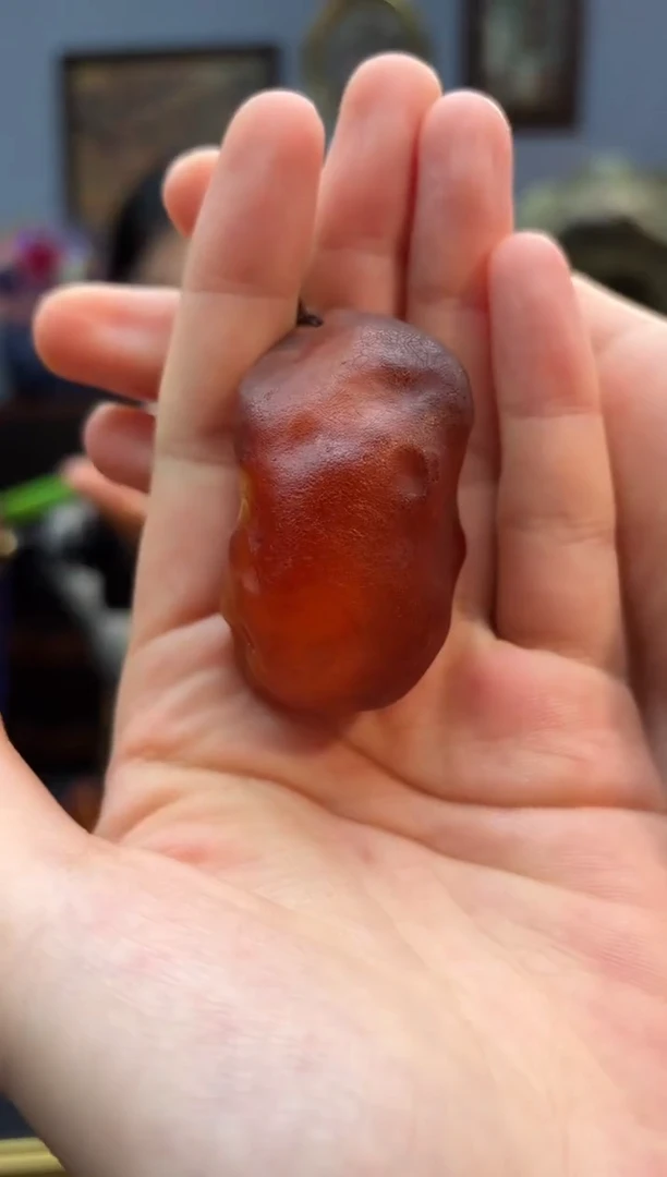 琥珀颈饰未镶嵌吊坠