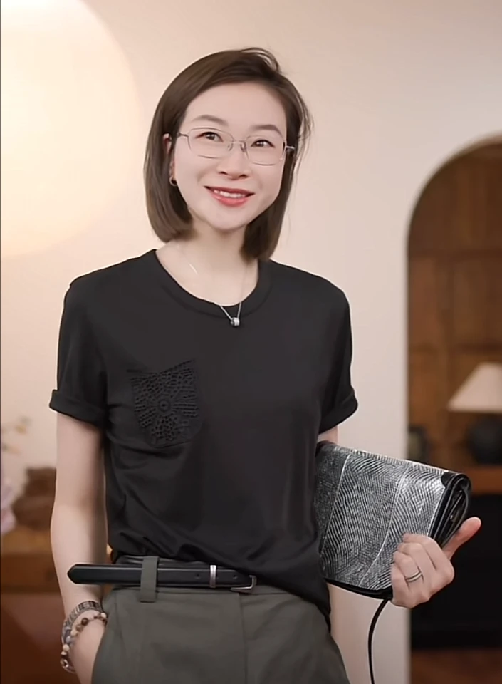 072 & RICE【花袋TEE】莱赛尔+棉 夏季休闲圆领短袖T恤 Z-32NB402