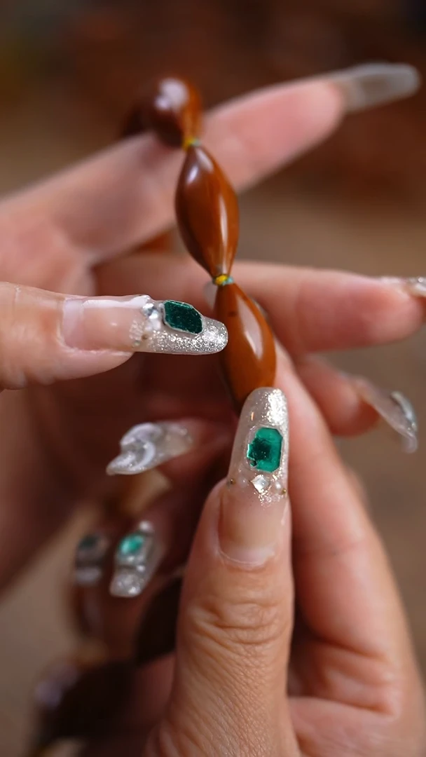 橄榄核手串/手链11+mm 柳叶手持