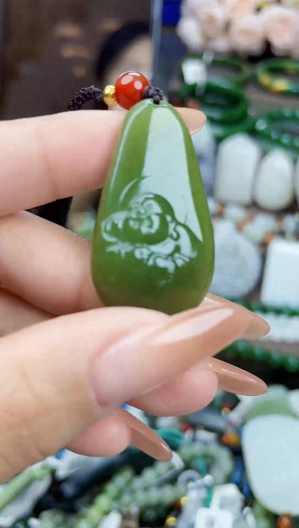 颈饰未镶嵌和田玉未镶嵌和田玉吊坠多样性拍一发一