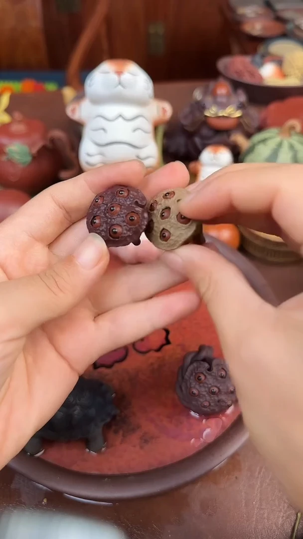 紫砂茶宠紫砂小莲子
