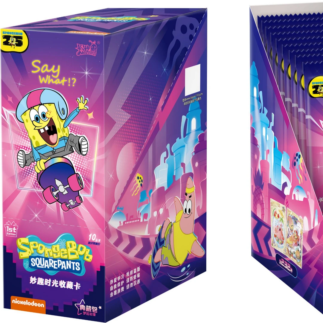 卡游【玩法合集】卡游海绵宝宝-妙趣时光收藏卡牌-梦起初章典藏包