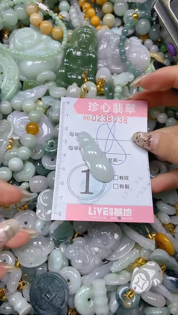 翡翠未镶嵌颈饰闪购0238038