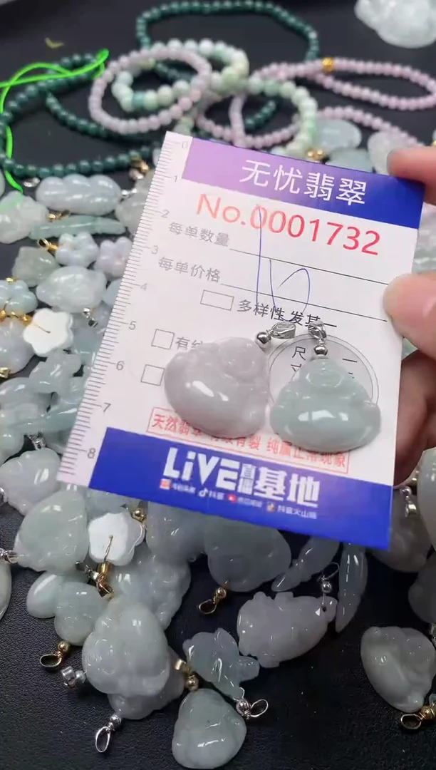 吊坠(不含链)未镶嵌翡翠1732