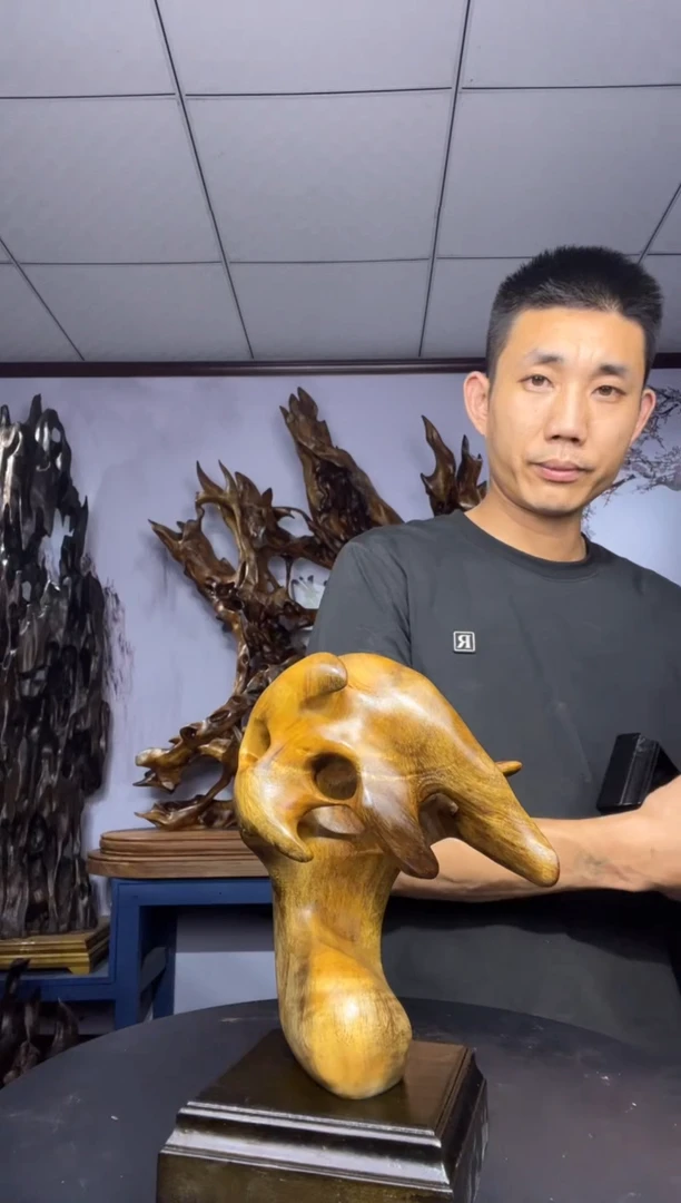 金丝楠木雕款用****3金丝楠木工艺品摆件
