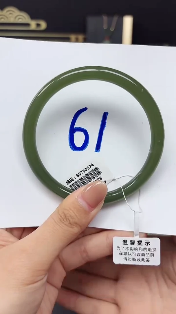 未镶嵌手镯和田玉0374