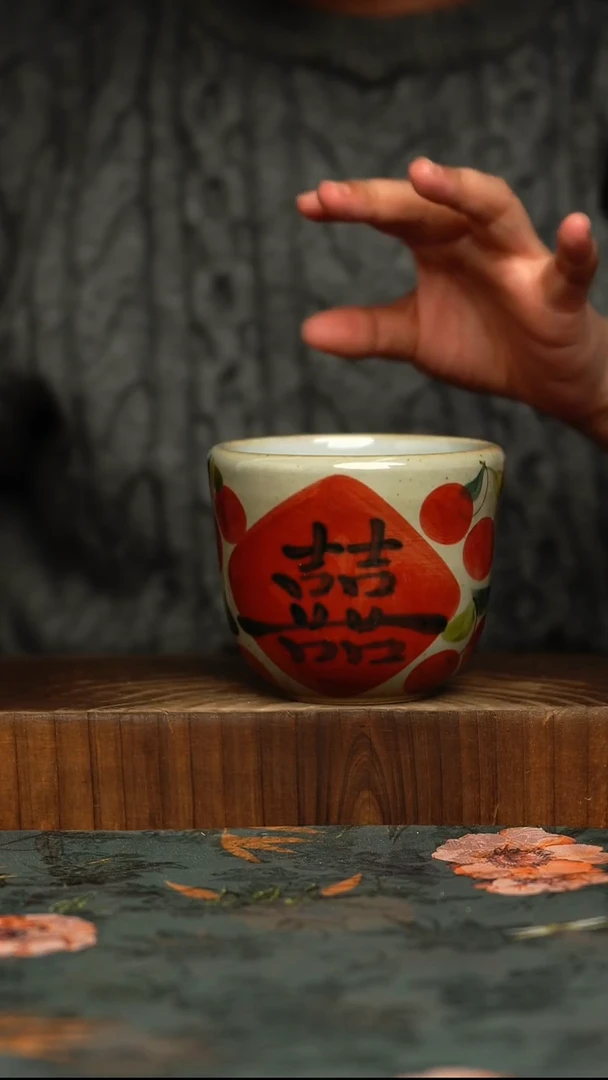 瓷片釉下彩手工手绘同款陶器