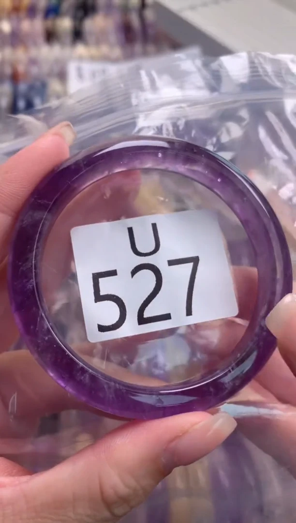 水晶珠宝半成品未镶嵌水晶手镯527-52